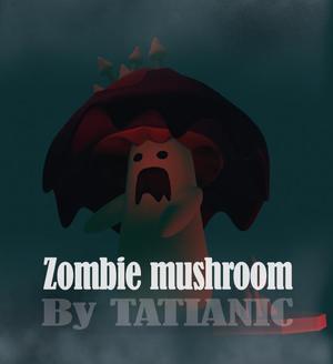 🧟‍♂️Zombie mushroom 3D STL (KEYCHAIN AND EARRINGS)🍄