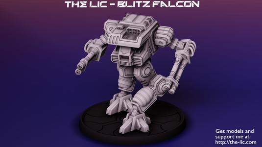The LIC - Blitz Falcon 85 Ton Assault Mech.