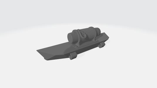 Bumper with winch for SCX24