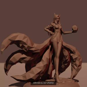 KDA ALL OUT Models from League of Legends 3D Model Collection
