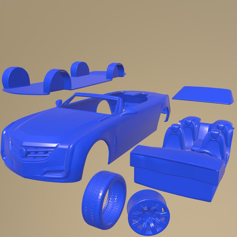 Cadillac Ciel concept 2011 PRINTABLE CAR IN SEPARATE PARTS