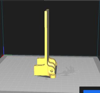 TRX4 servo and battery support 4 links