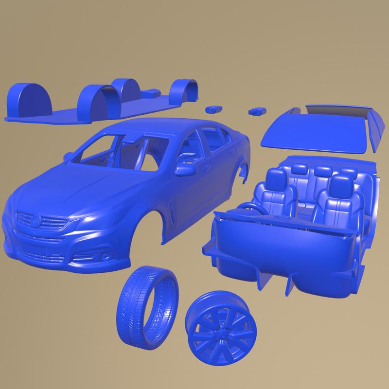 Holden Commodore VF Calais 2013 PRINTABLE CAR IN SEPARATE PARTS