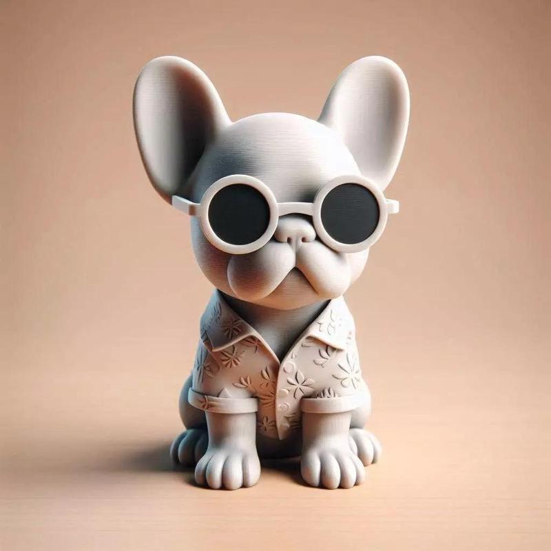 French Bulldog Puppy in Sunglasses on vocation
