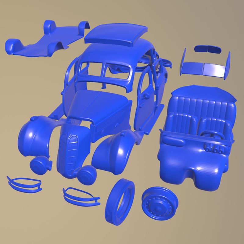 BMW 326 1941  printable car in separate parts