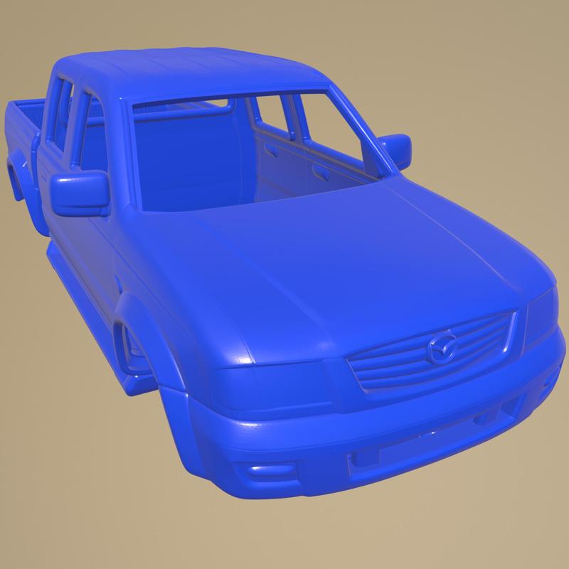 Mazda B-series 2500 Double Cab 2004 Printable Car Body