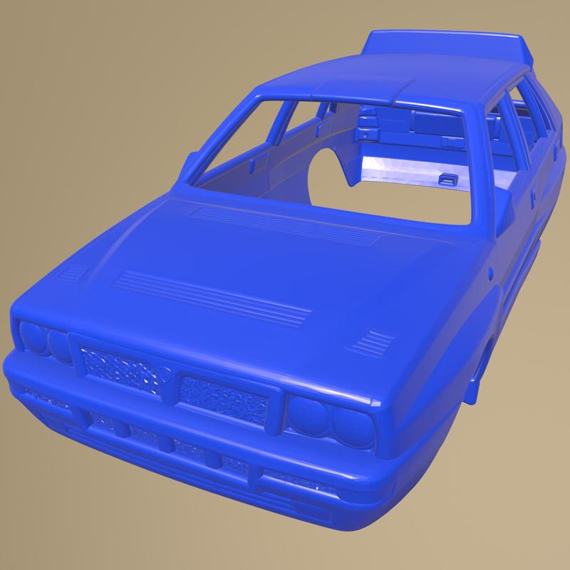Lancia Delta Integrale Martini 1992 Printable Car Body