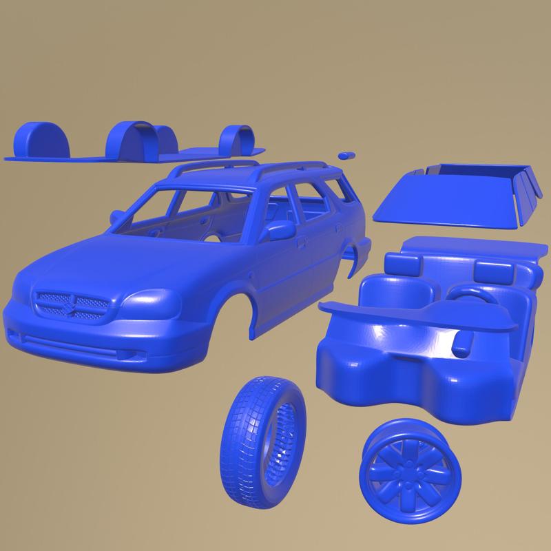 Suzuki Baleno Esteem 1999 PRINTABLE CAR IN SEPARATE PARTS