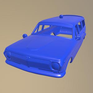 GAZ 24 Volga combi Ambulance 1967 PRINTABLE CAR BODY