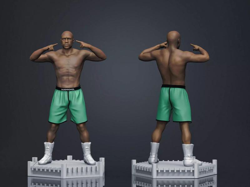 Floyd MayWeather 3D Printable 1