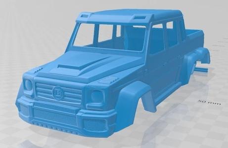 Brabus G700 6x6 Printable Body Car