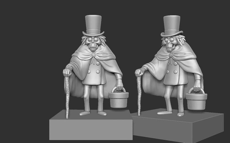 Haunted Mansion Hatbox Ghost 3D model