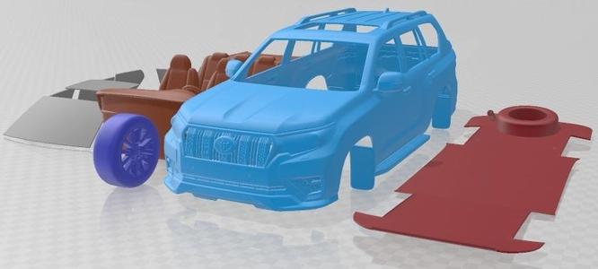 Toyota Land Crusier Prado 2021 Printable Car