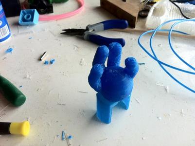 Jimmy hand inspiration for Bioloid AX-12 Dinamixel