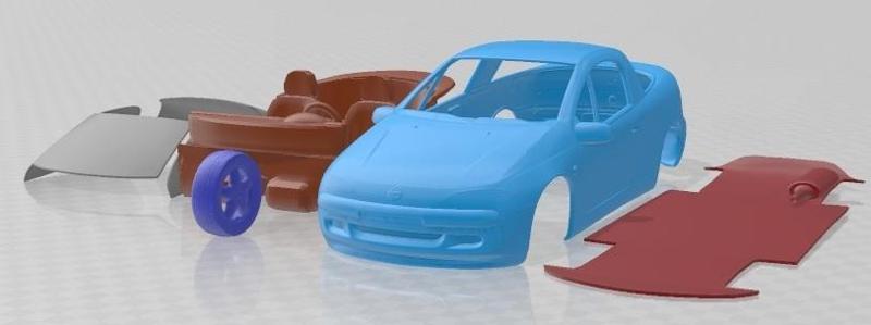 Opel Tigra 1994 Printable Car