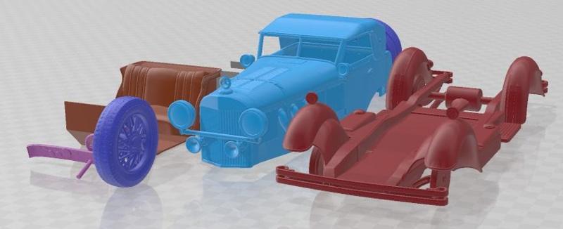 Mercedes Benz 1928 Printable Car