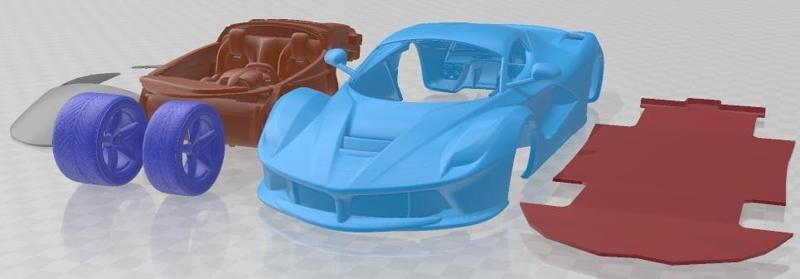 Ferrari LaFerrari 2014 Printable Car