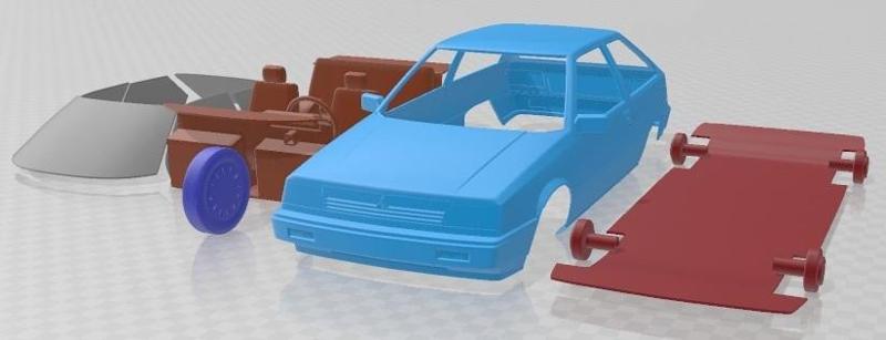 Mitsubishi Colt 1984 Printable Car