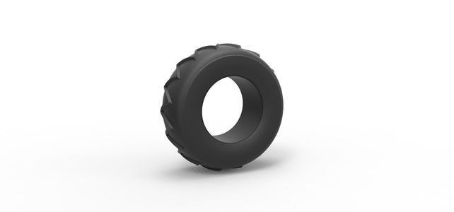 Tire for sand and snow 4 Scale 1:25