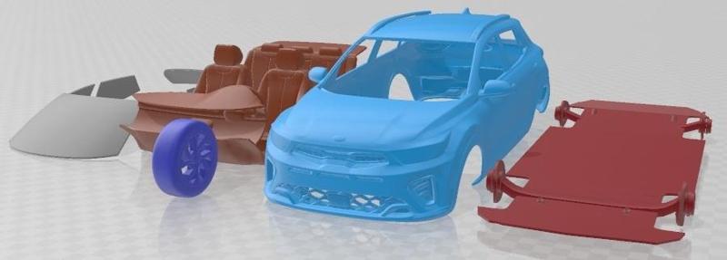 Kia Stonic GT Line 2021 Printable Car