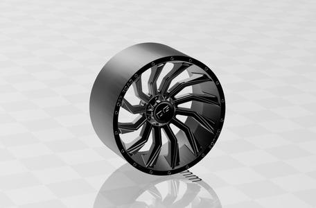 Deluge Off-Road  wheels  for scale model 1/18 1/24 etc.