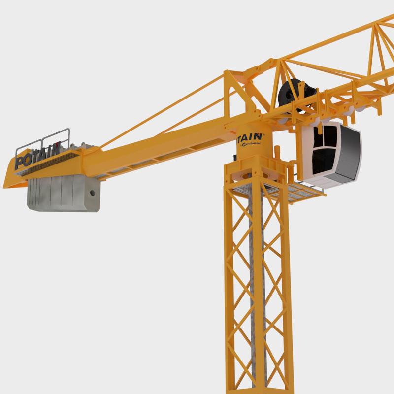 POTAIN MDT 219 J10-Tower crane