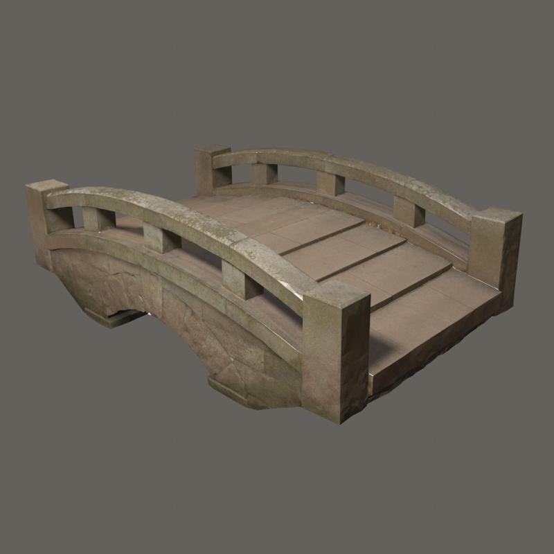 JAPANESE BRIDGE DIORAMA