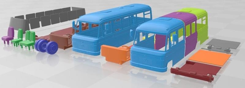 Mercedes Benz O 309 1979 Printable Bus