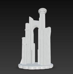 Marble sculpture style Deco 01