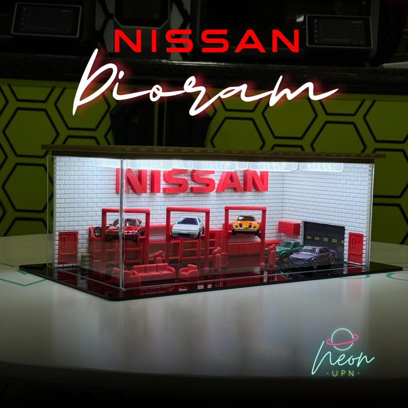 NISSAN DIORAMA SCALE 1/64