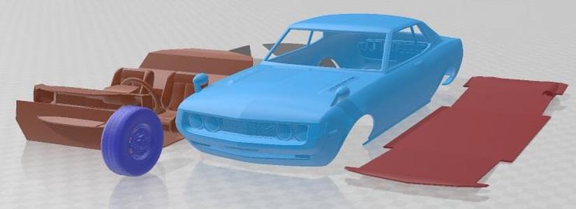 Toyota Celica 1600 GT Coupe 1973 Printable Car