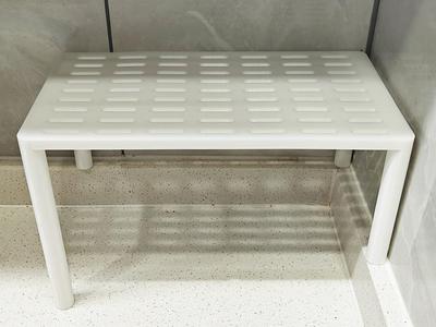 Kitchen/Bathroom Shelf — Stable and Material-Saving