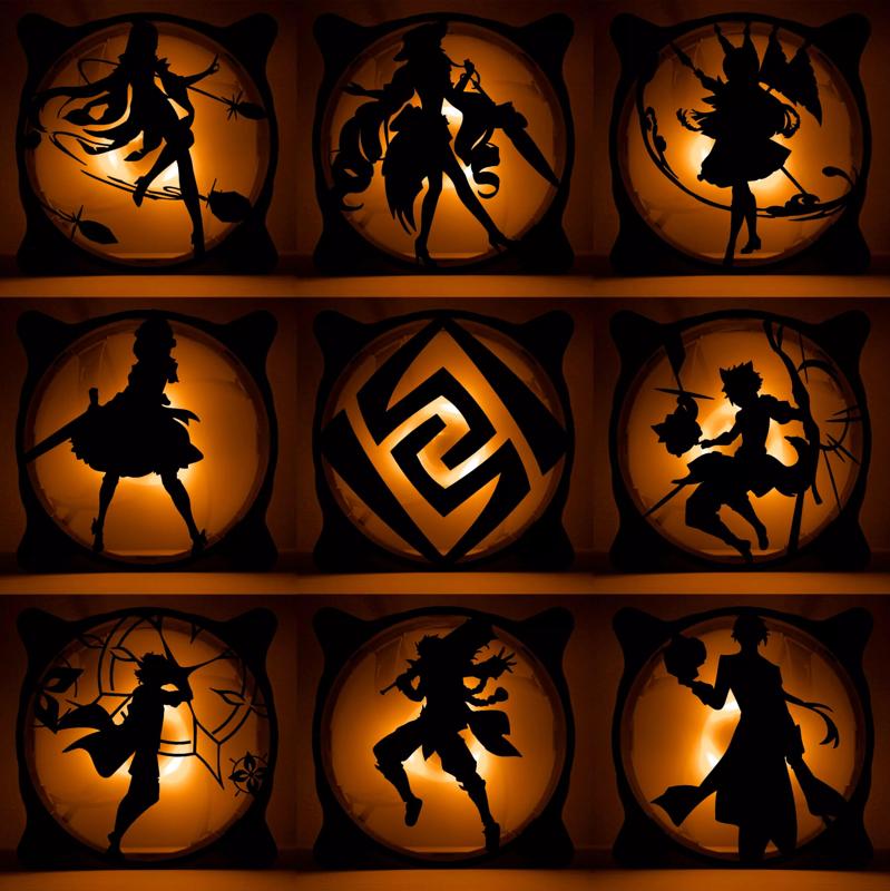 Genshin Impact Characters Geo PC fan cover  3D Model Collection