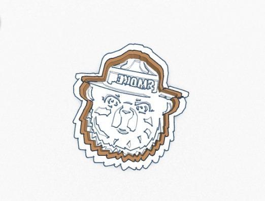 Smokey The Bear Cookie Cutter