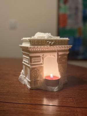 Stone Arch of Triumph Candle Holder