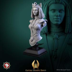 Sphinx Daughter of Sekhara - Pre-supported Bust STL
