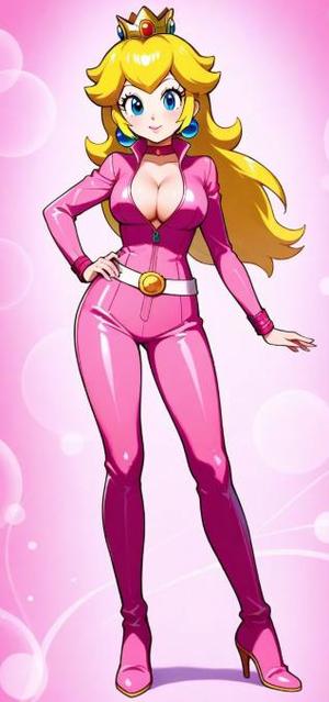 Peach Sexy Fan Art - Attractive 3D Figure / Sexy Princess Peach 3D Model - Spicy Fan Art Version