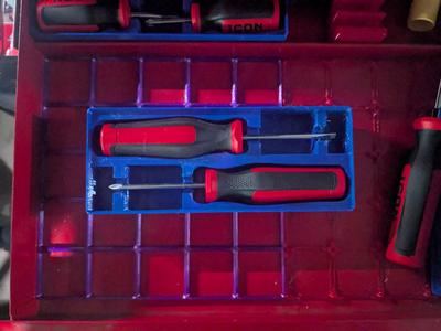 Icon short screwdriver gridfinity