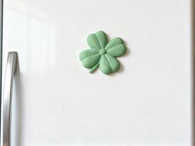 Lucky Four-Leaf Clover Fridge Magnet