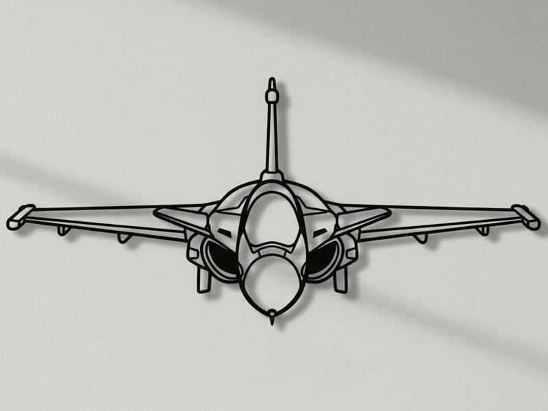 Rafale wall decoration