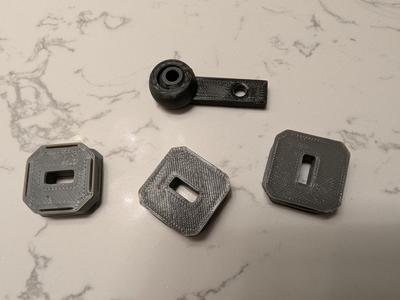Opengrid snap for filament guide