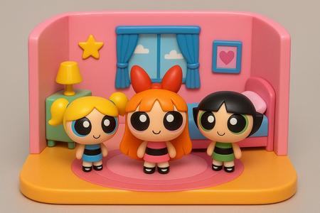 Powerpuff Girls DIORAMA