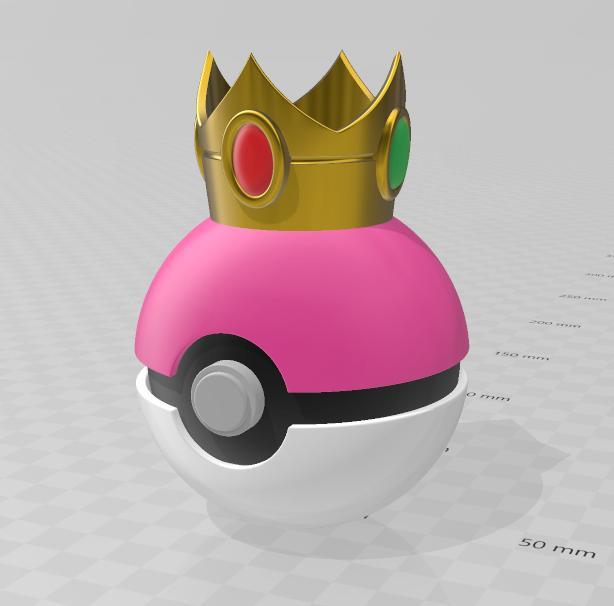 Princess Peach Pokeball