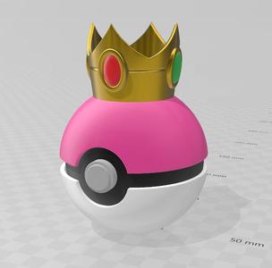 Princess Peach Pokeball