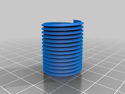 Improve the thread pitch on 3D printed nuts and bolts
