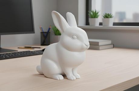 Sculpted Rabbit 3D Printable 3D print model