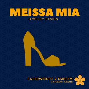 Desk Runway – 3D Print File for High Heels Paperweight & Emblem - Home Decor, Artwork Wall Art - High Heels Icon - Heels Desk Accessories - Girl's Fashion - Princess Fashion Statement