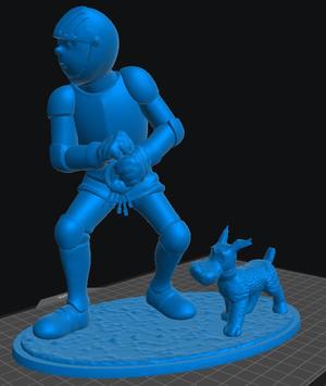 tintin in armor