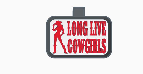 Long Live Cowgirls Air Freshener Mold