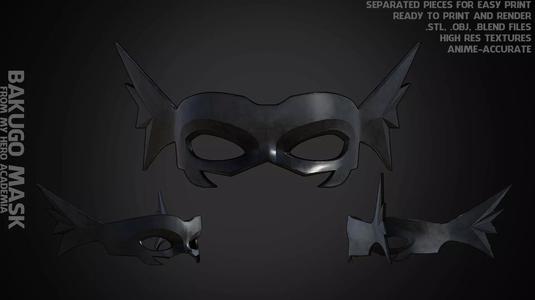 My Hero Academia Bakugo Mask for Cosplay